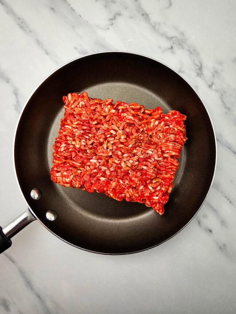 Italian Sausage Tortellini Casserole Process Photo