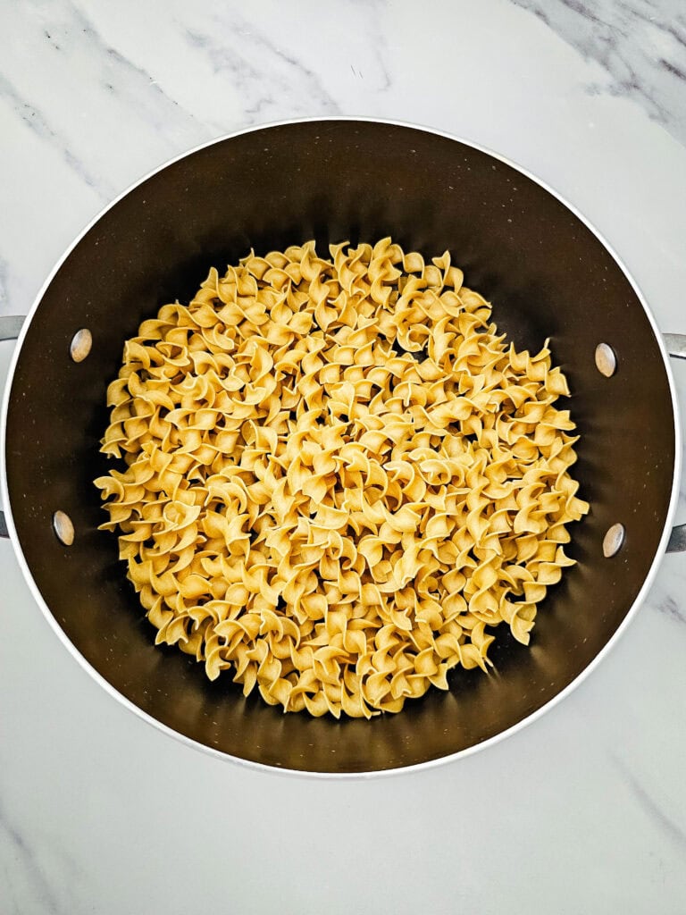 Beef Noodle Casserole Process Photo