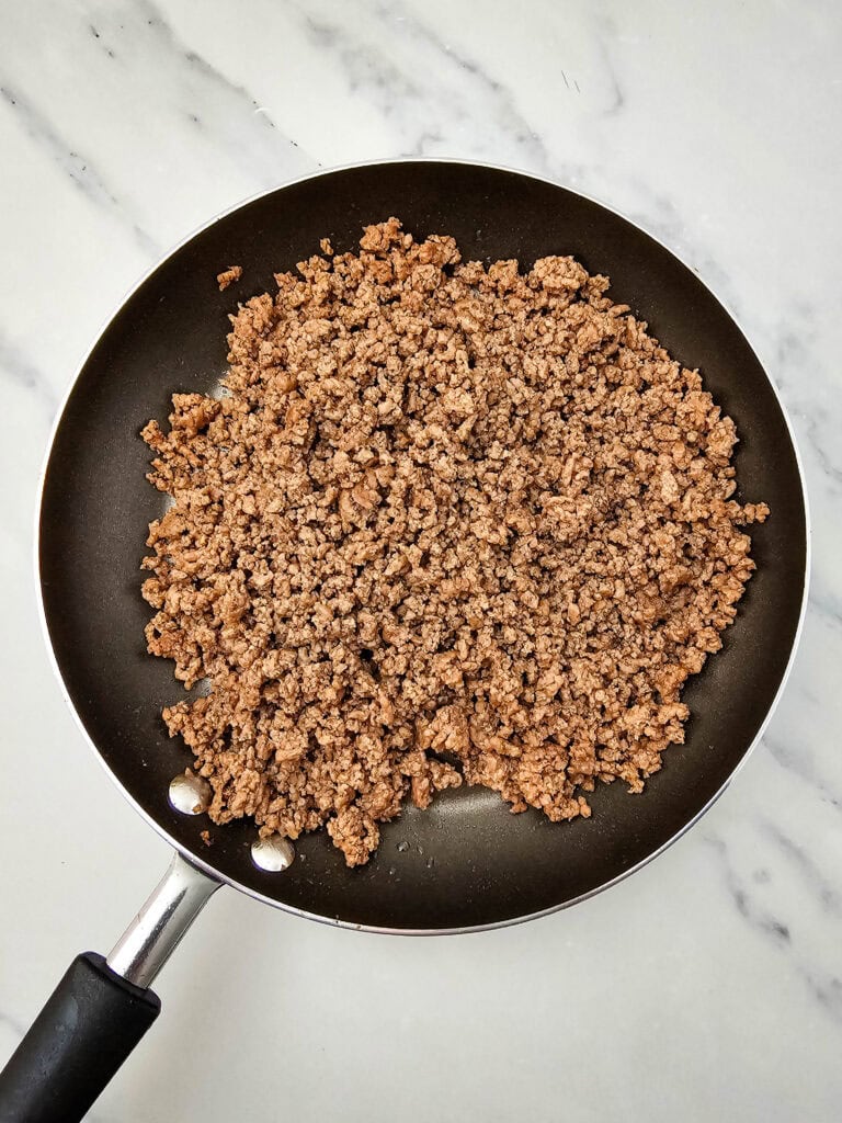 Sheet Pan Ground Beef Nachos Process Photo