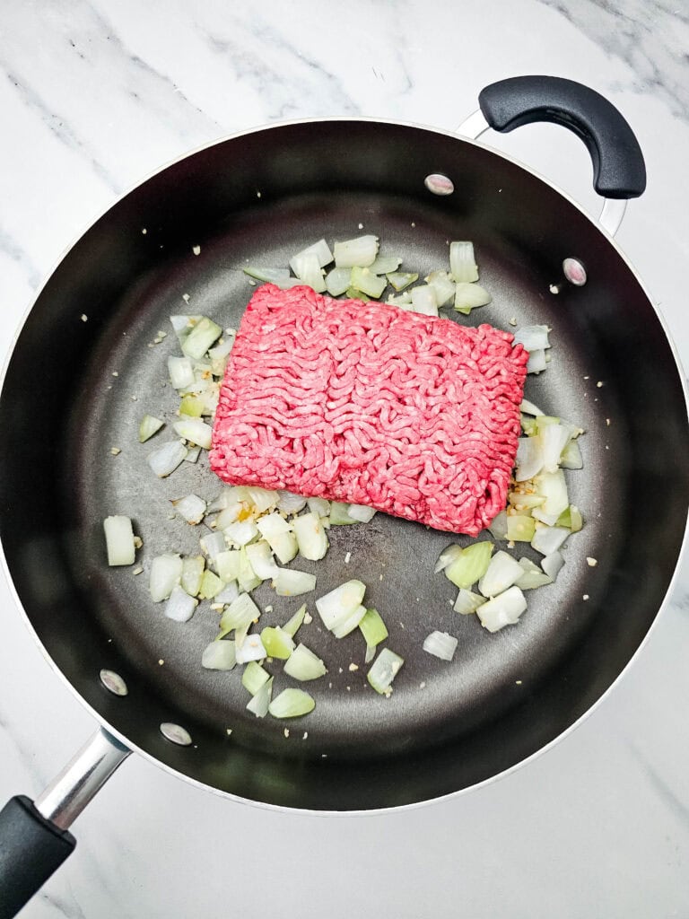 Beef Noodle Casserole Process Photo