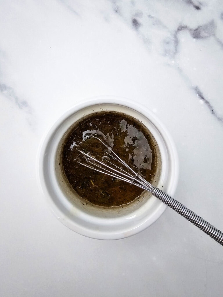 Sheet Pan Honey Glazed Pork Chops Process Photo