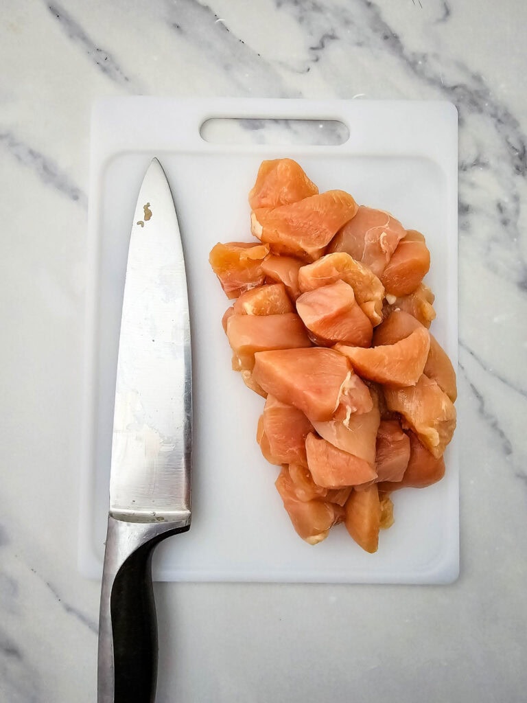 Sheet Pan Pineapple Teriyaki Chicken Process Photo