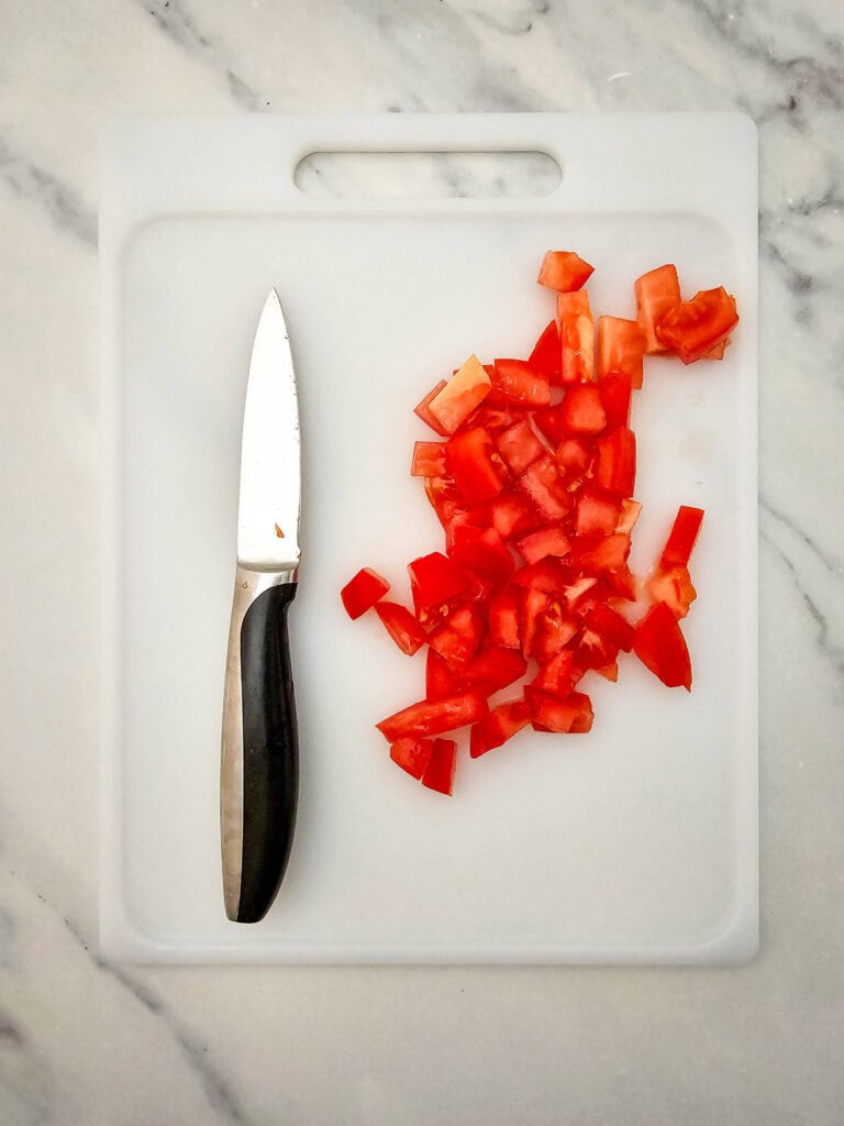 Sheet Pan Ground Beef Nachos Process Photo