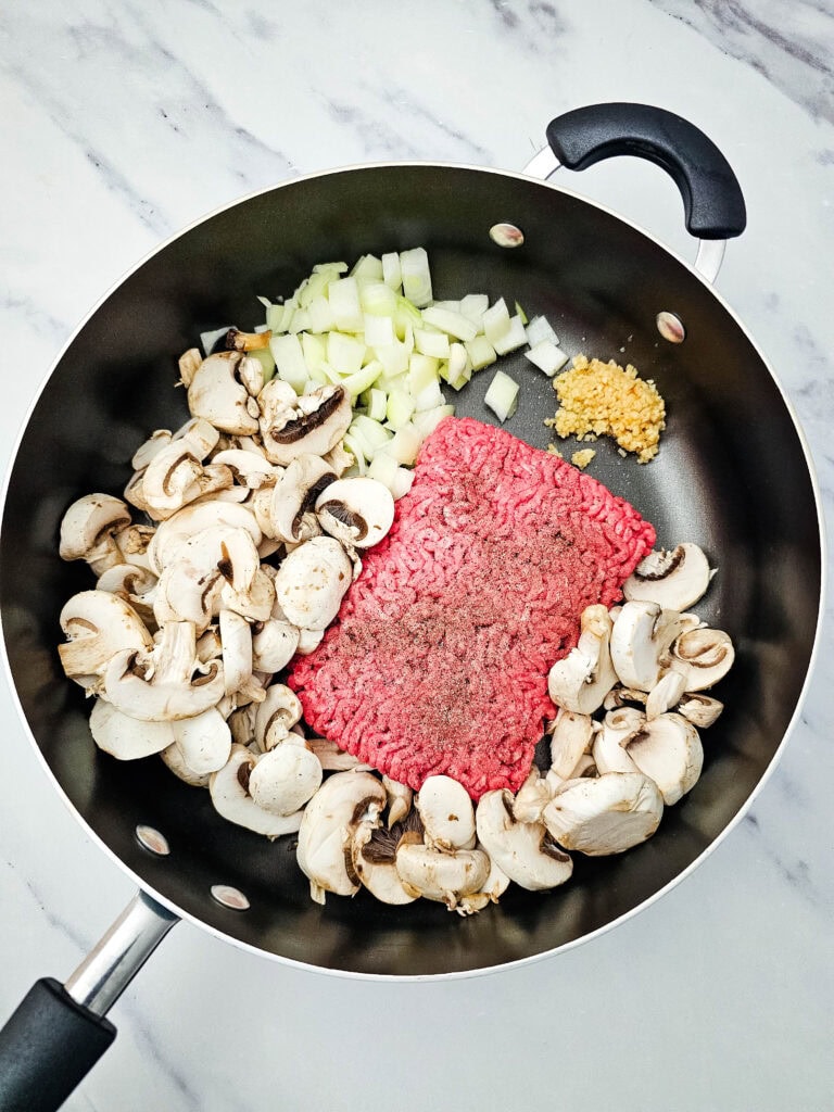 Beef Stroganoff Casserole Process Photo