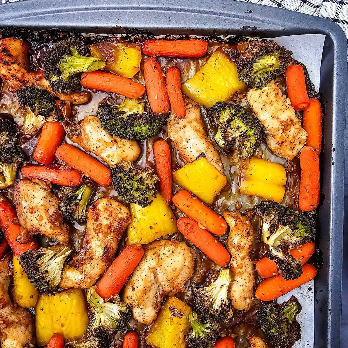 Sheet Pan Honey Garlic Chicken and Veggies featured image