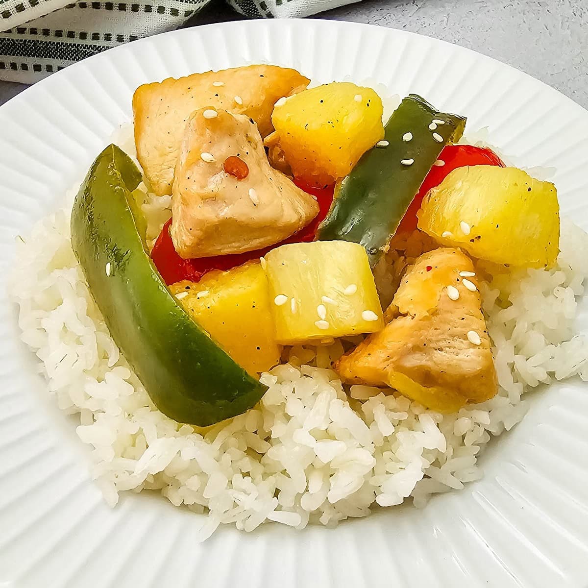 Sheet Pan Pineapple Chicken featured image