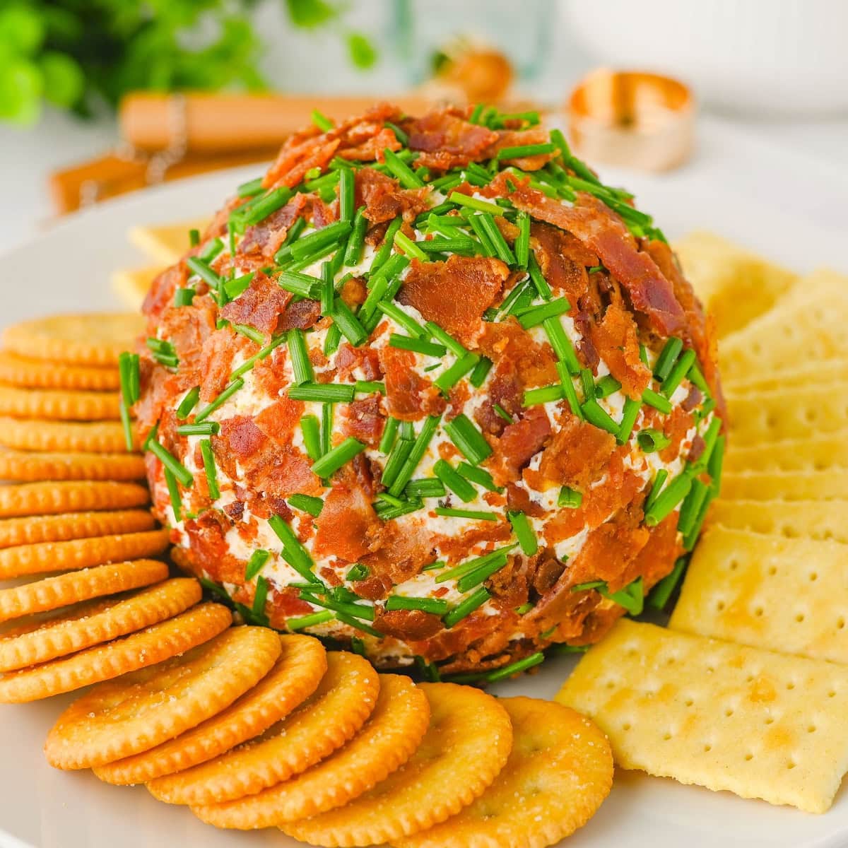 bacon ranch cheese ball featured image