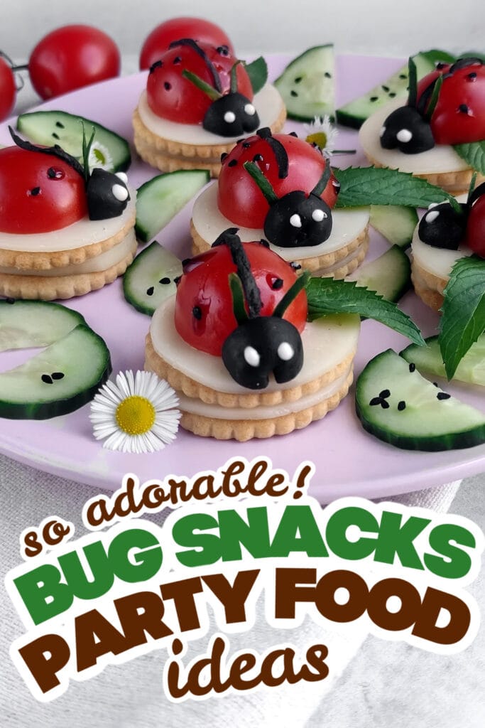 bug snacks party food ideas - Ladybug Appetizer