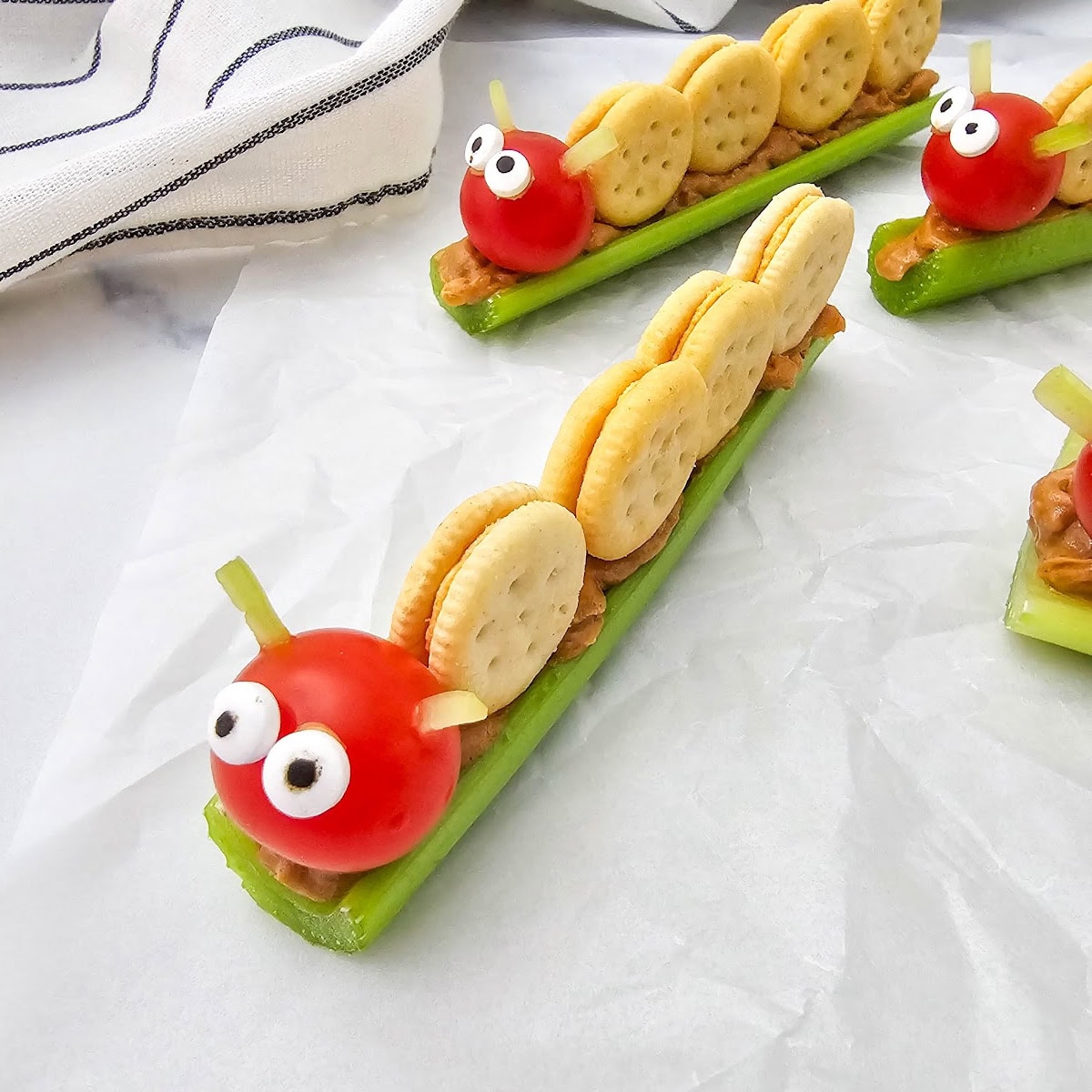 celery caterpillar snacks featured image