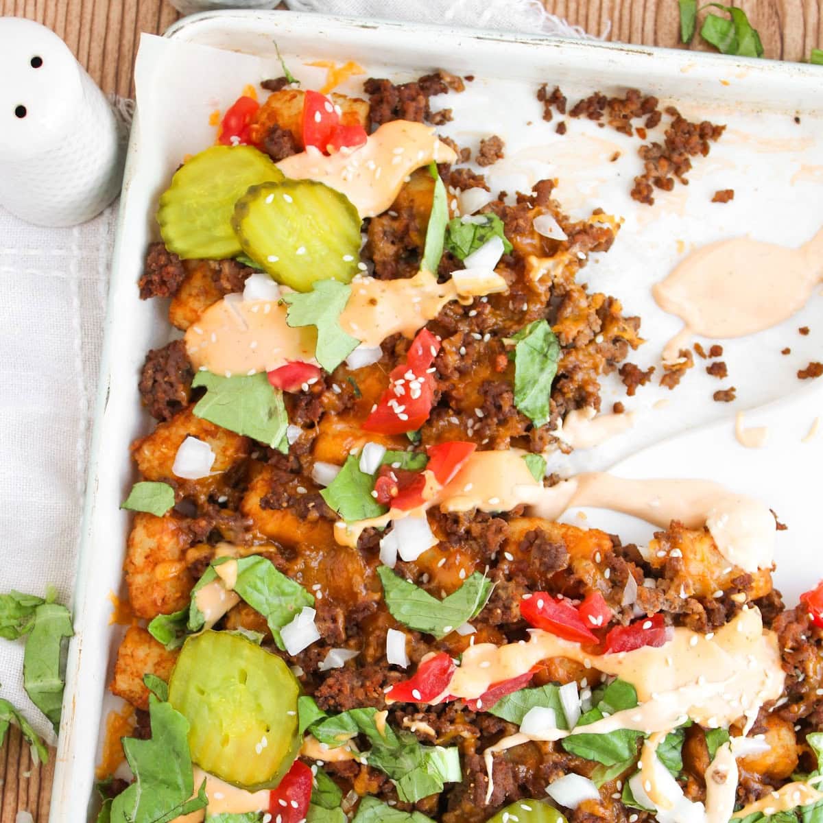 cheeseburger loaded tater tots featured image