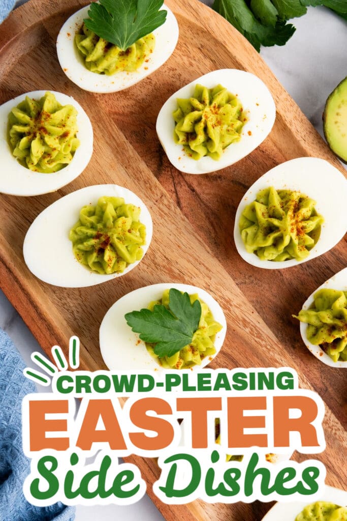 easter side dishes -Avocado Deviled Eggs