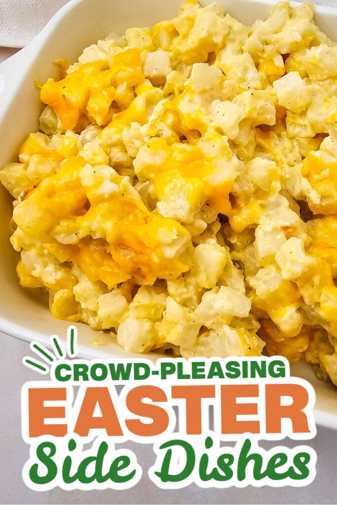 easter side dishes -Crockpot Creamy and Cheesy Potatoes