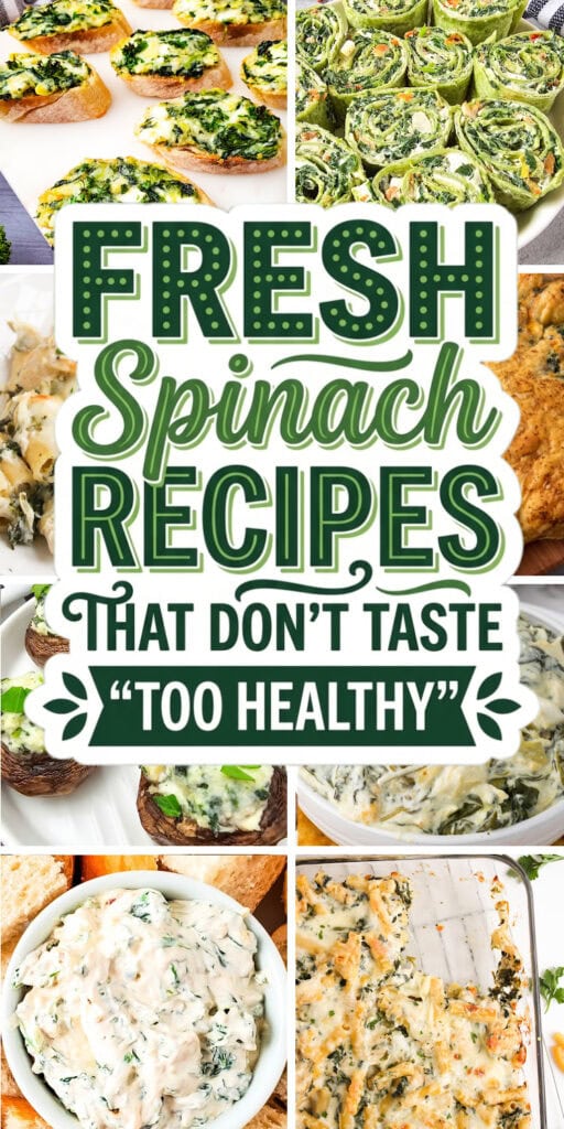 fresh spinach recipes