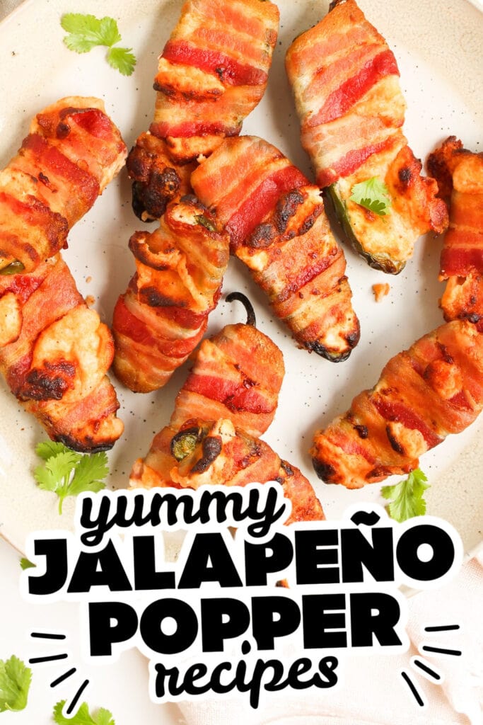 jalapeno popper inspired recipes - Air Fryer Bacon-Wrapped Jalapeño Poppers