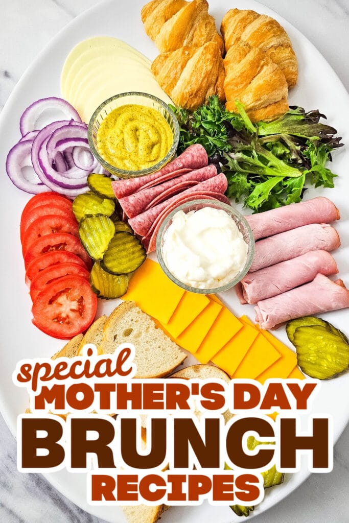 mothers day brunch - Make-Your-Own Mini Sandwich Board