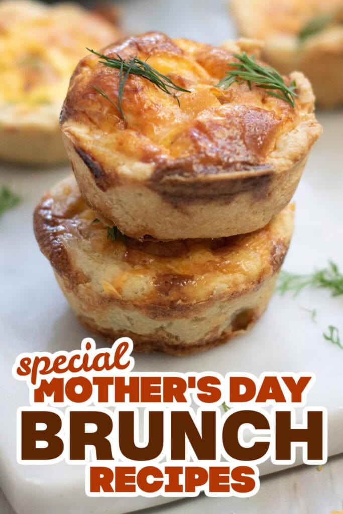 mothers day brunch - Salmon and Cheese Mini Quiches