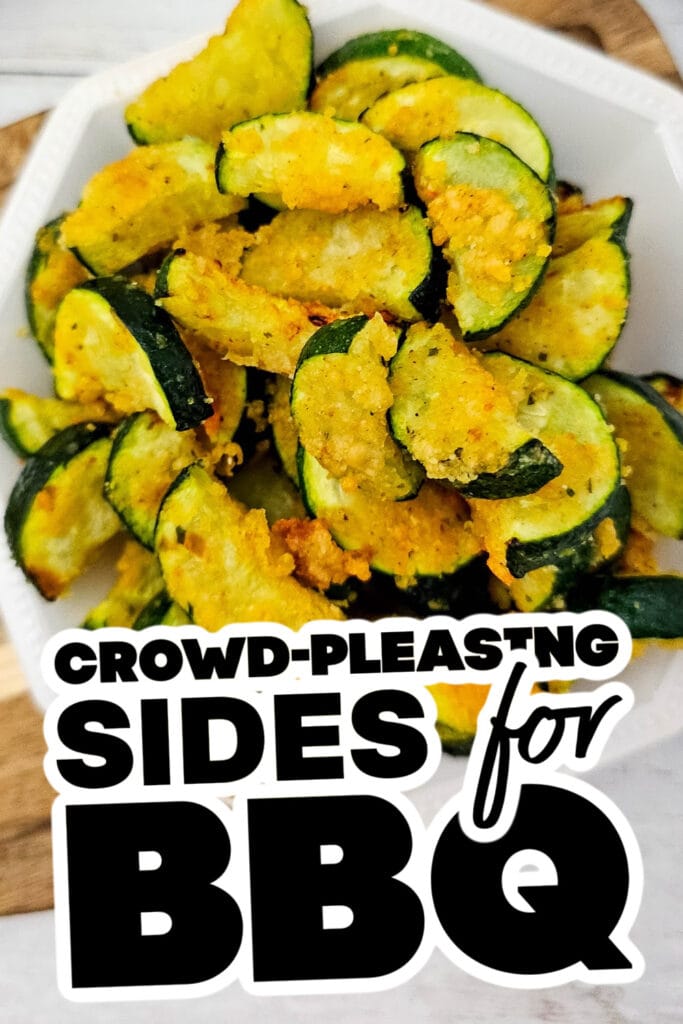 sides for BBQ - Air Fried Zucchini Bites