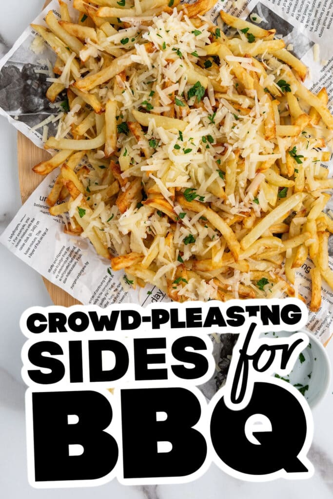 sides for BBQ - Air Fryer Parmesan Truffle Fries