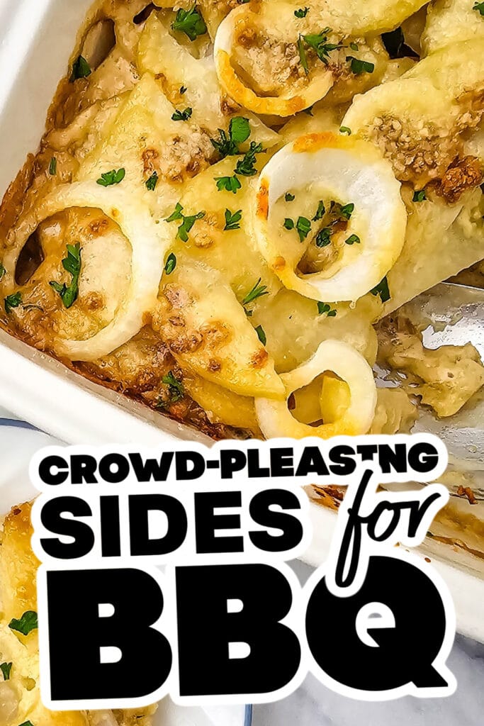 sides for BBQ - French Onion Potato Bake