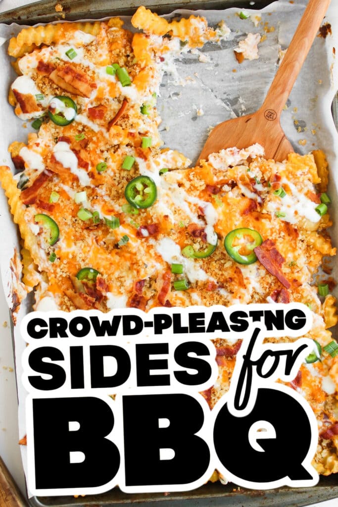 sides for BBQ - Loaded Cheese Fries