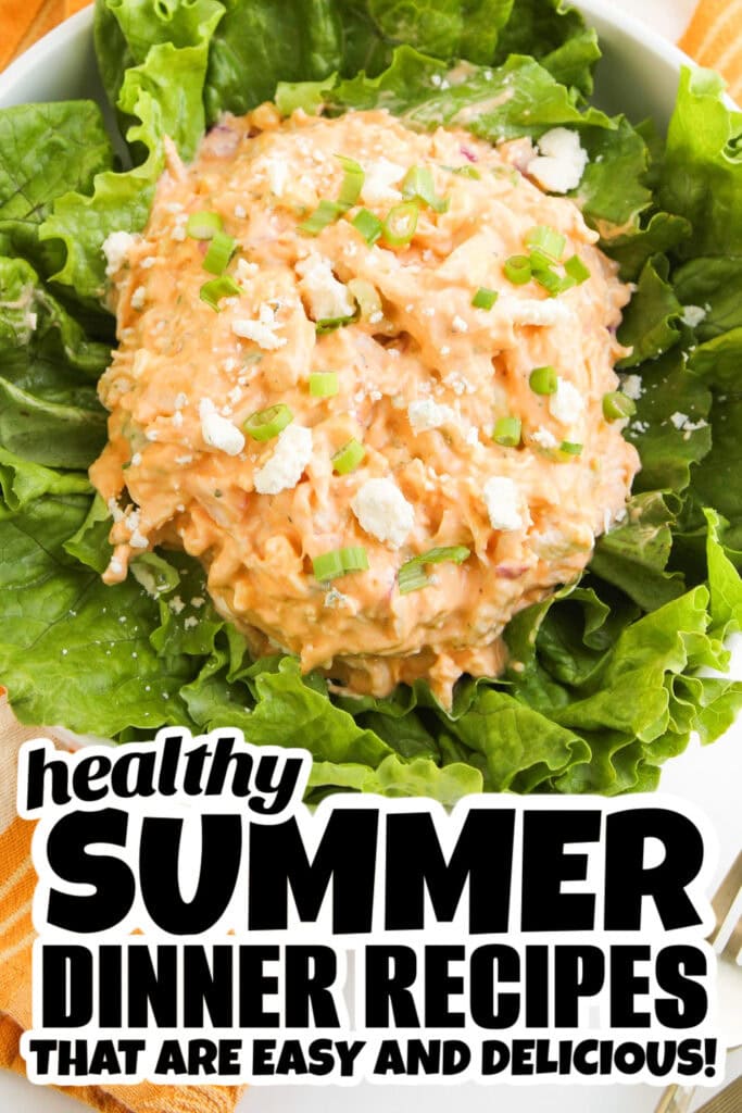 summer dinner recipes - Buffalo Chicken Salad