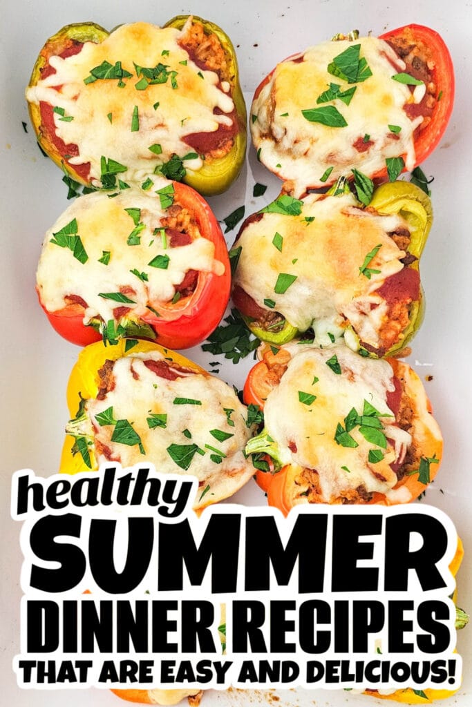 summer dinner recipes - Classic Stuffed Peppers