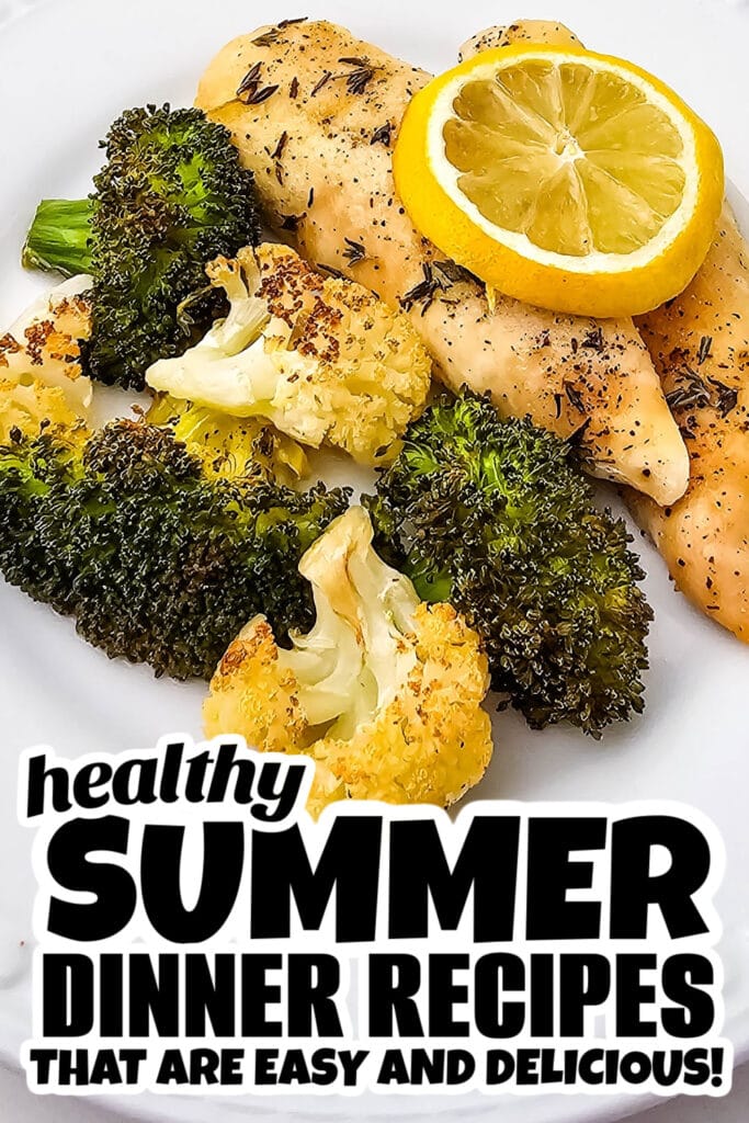 summer dinner recipes -Sheet Pan Lemon Chicken and Veggies