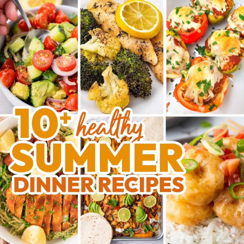summer dinner recipes featured image