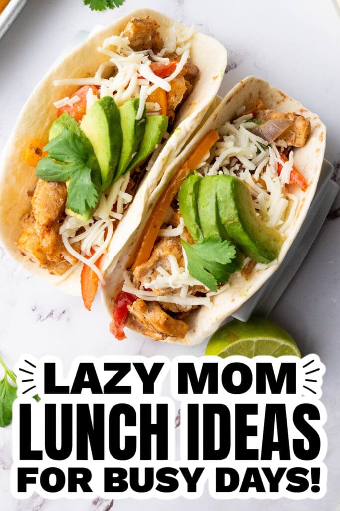 11lazy mom dinner ideas - Sheet Pan Chicken Fajitas