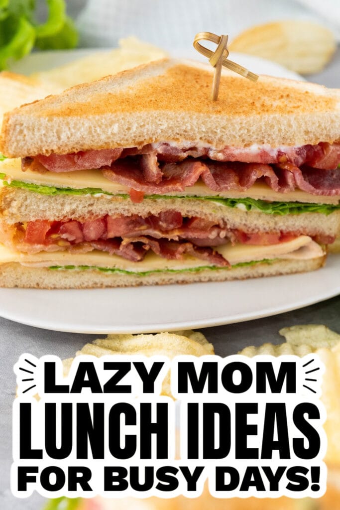 1lazy mom dinner ideas - Homestyle Chicken & Bacon Stack Sandwich