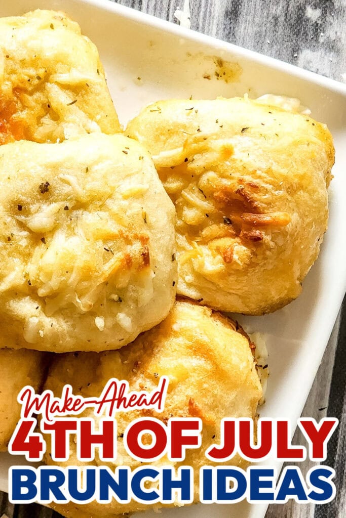 4th of July Brunch Ideas-Cheesy Pepperoni Pizza Biscuits
