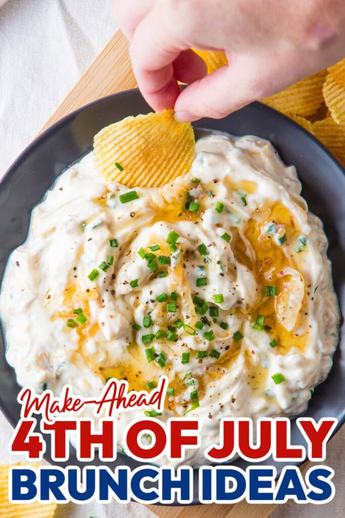 4th of July Brunch Ideas-French Onion Dip
