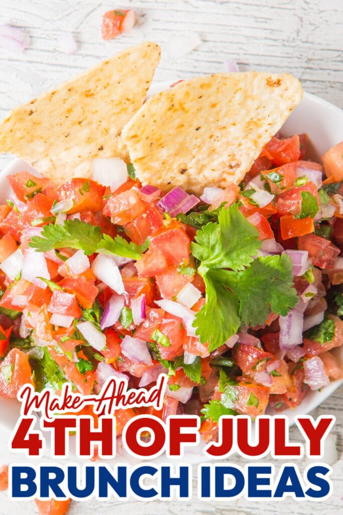 4th of July Brunch Ideas-Pico de Gallo