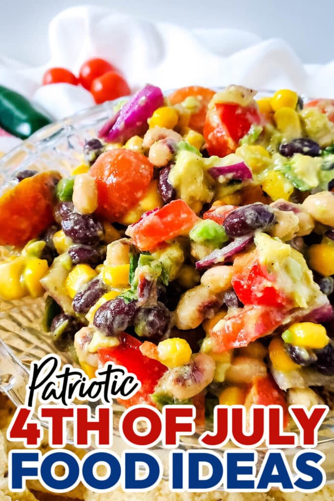 4th of July Food Ideas-Cowboy Caviar Dips