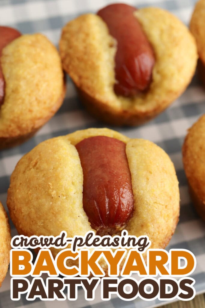 Backyard Party Foods-Corndog Mini Muffins
