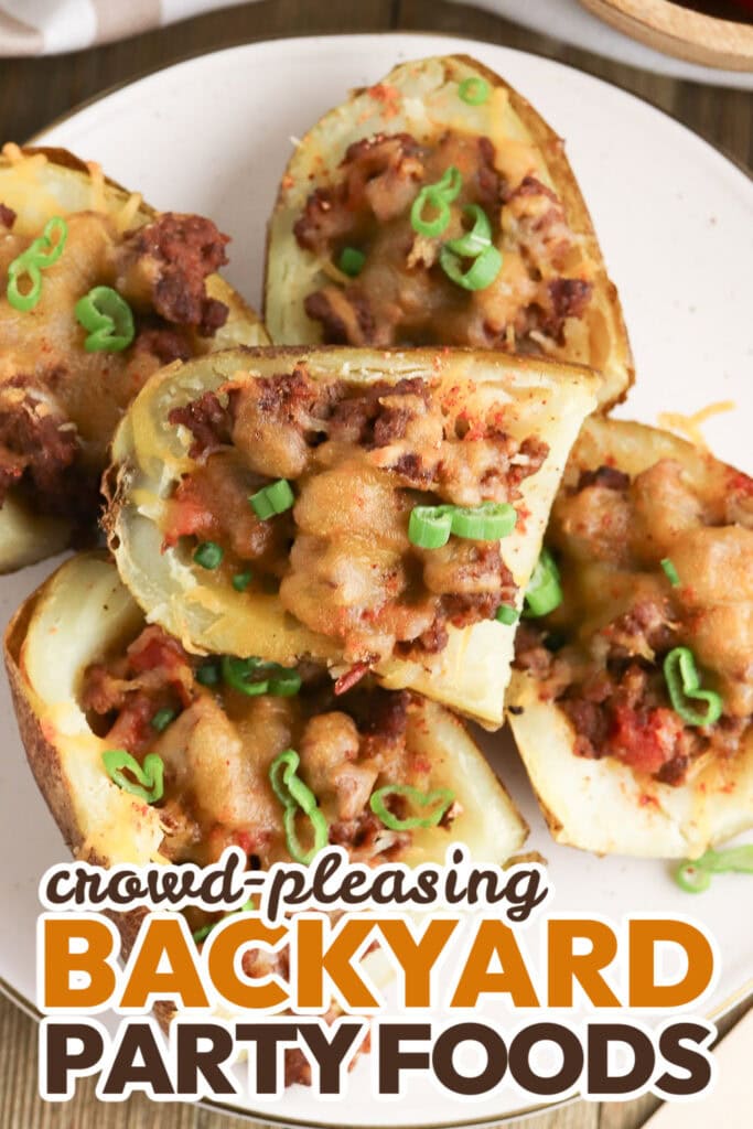 Backyard Party Foods-Potato Skin Tacos