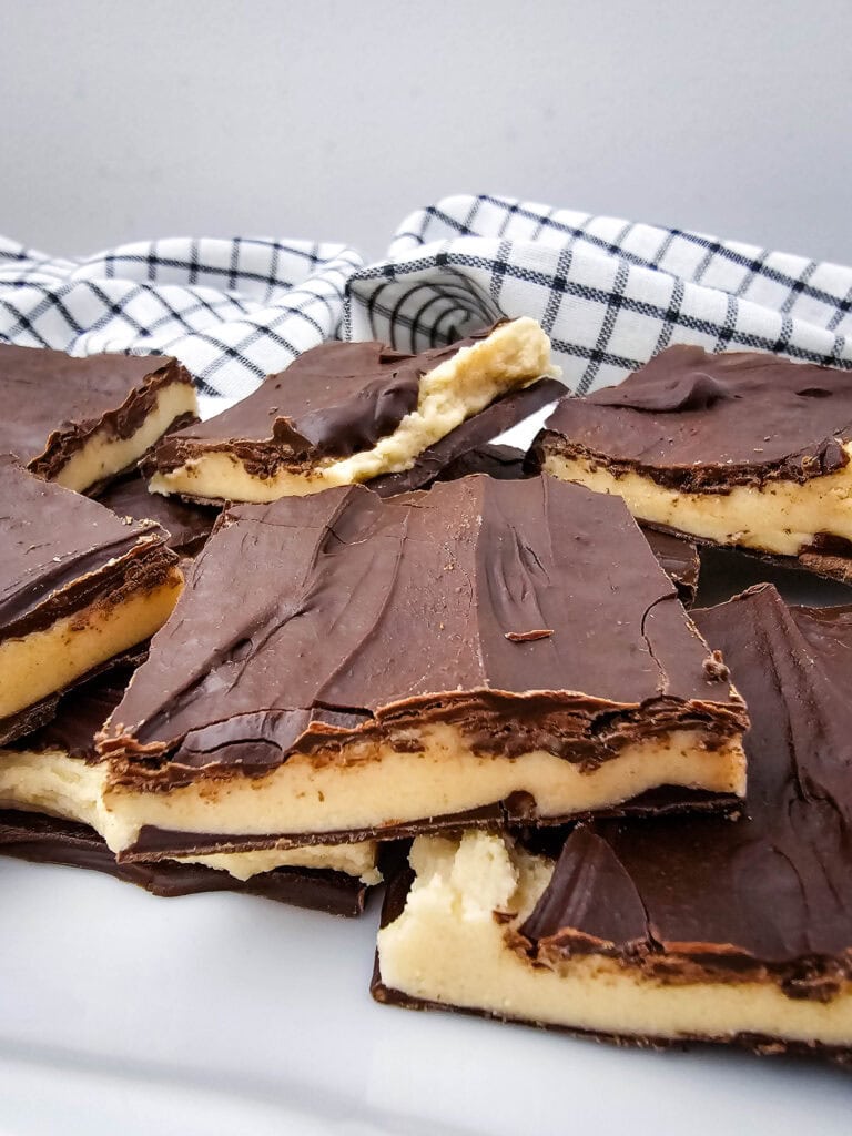 Cookie Dough Bark Process Photo