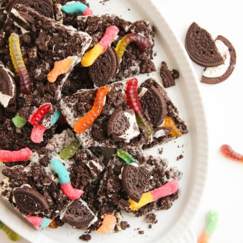 Dirt Cake Bark Process Photo