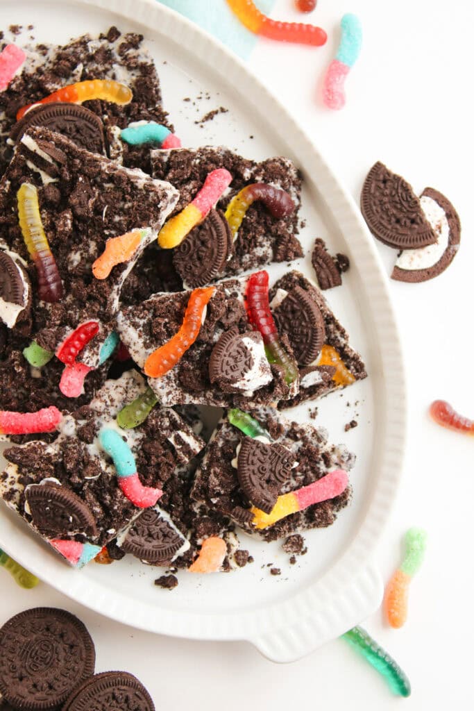 Dirt Cake Bark Process Photo 