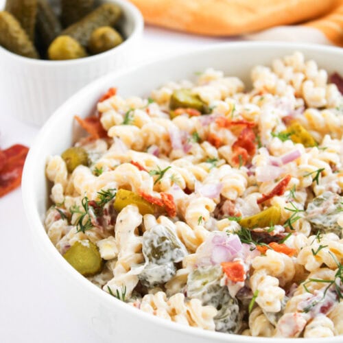 Dill Pickle Pasta Salad