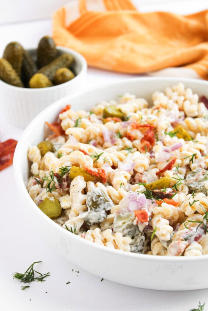 Dill Pickle Pasta Salad