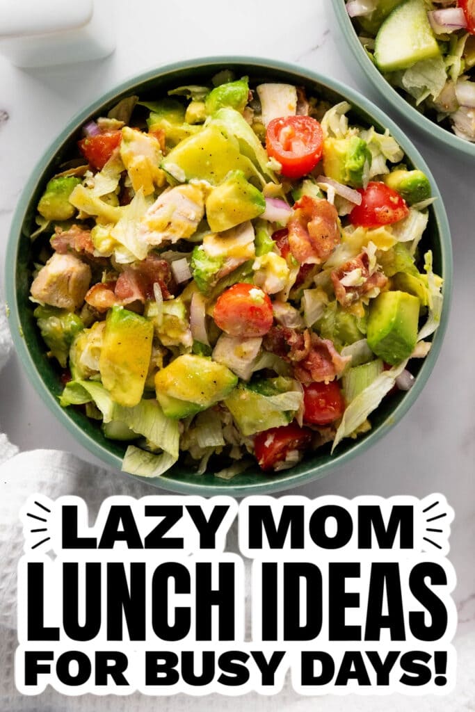 Lazy Mom Lunch Ideas - Chicken Chopped Salad