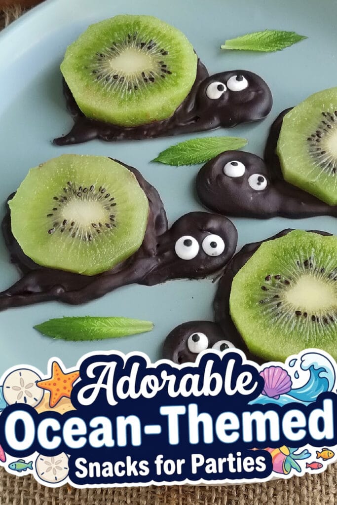 Ocean-Themed Party Food- Kiwi Turtles