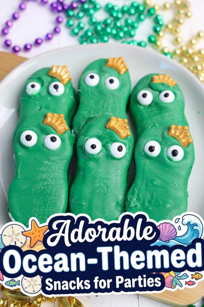 Ocean-Themed Party Food- Mardi Gras Alligators