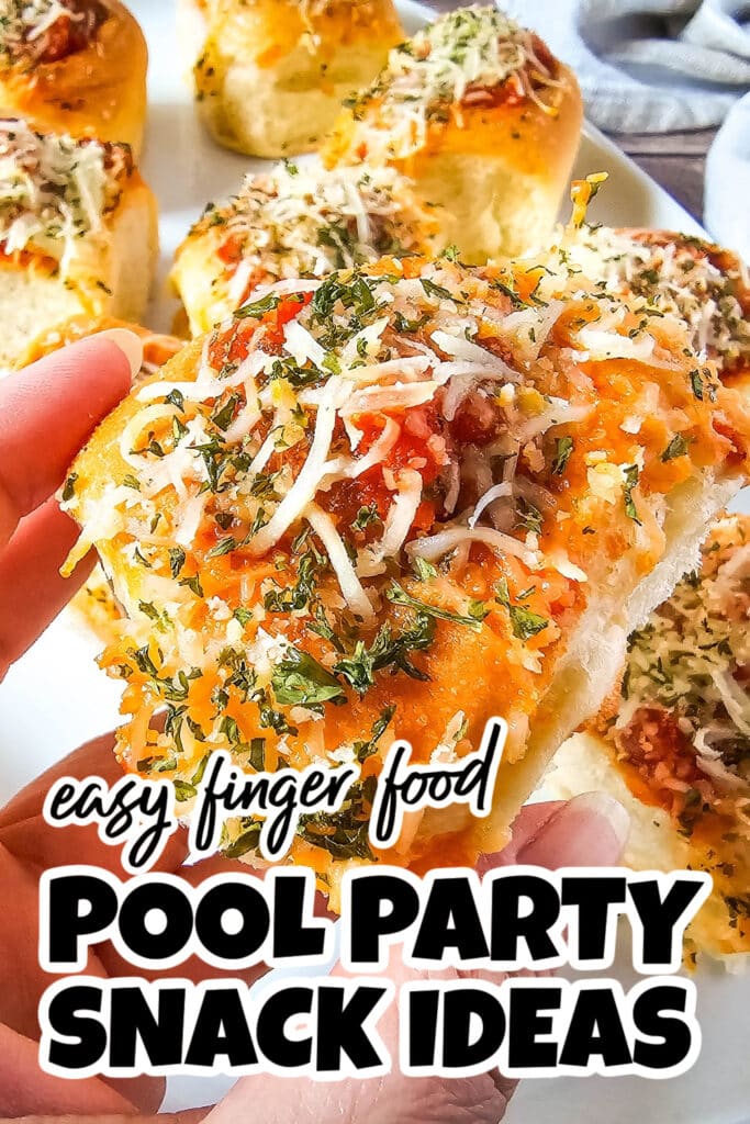 Pool Party Snack Ideas-Meatball Sliders