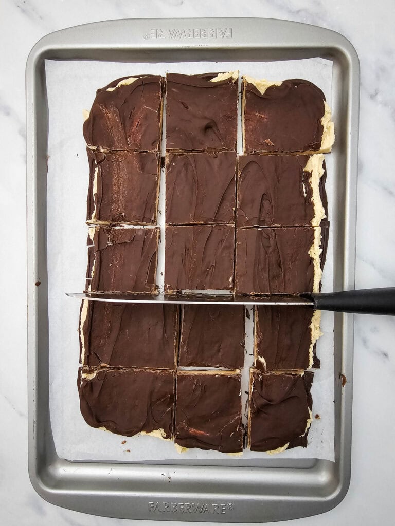 Cookie Dough Bark Process Photo