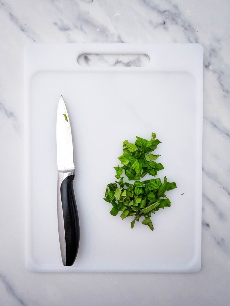 Mini Caprese Cups Process Photo