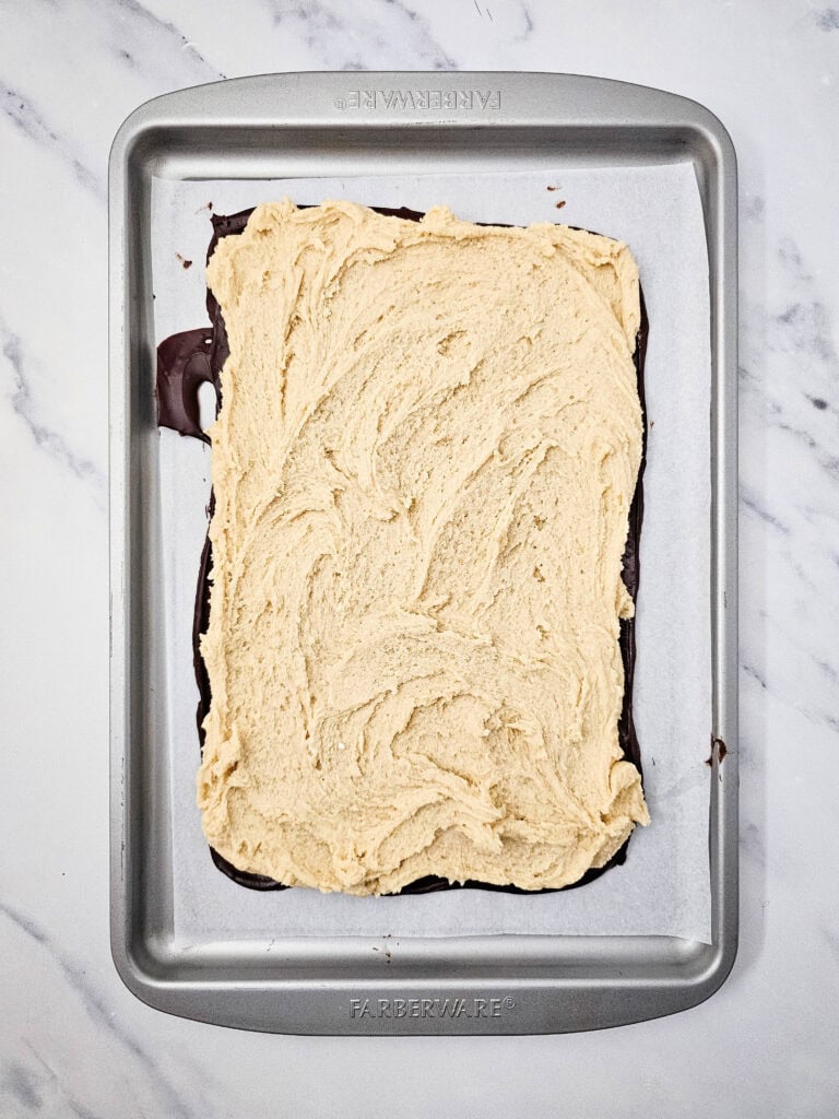 Cookie Dough Bark Process Photo