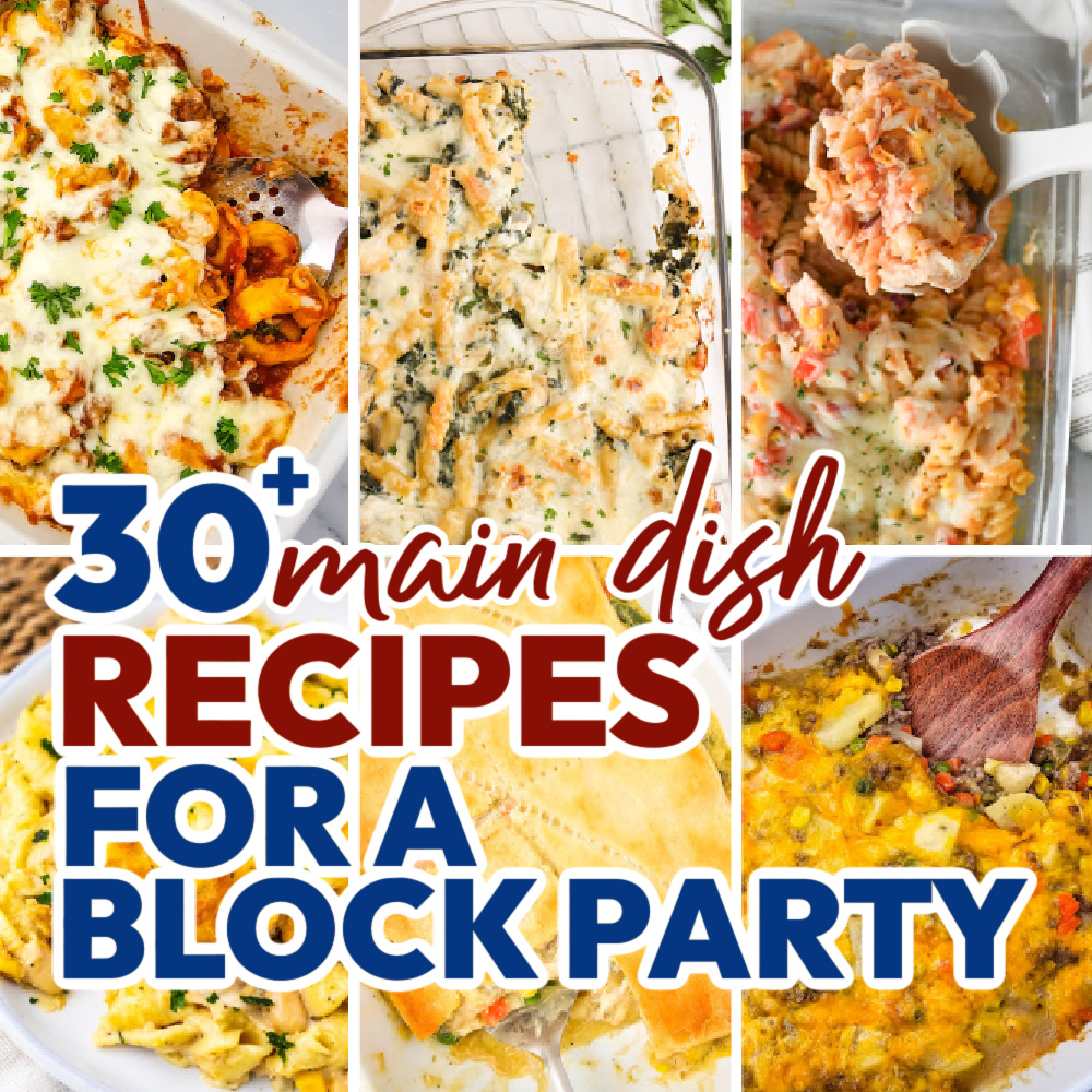 block party main dish recipes feature image