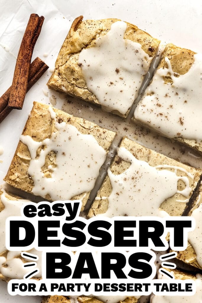 dessert bars - Chai Latte Blondie